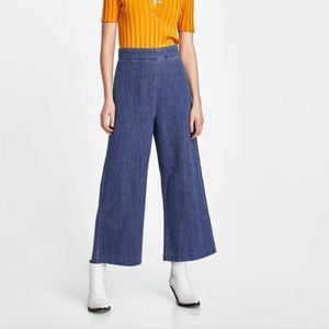 ❗️MARKDOWN❗️ Zara Malibu Jean Culotte